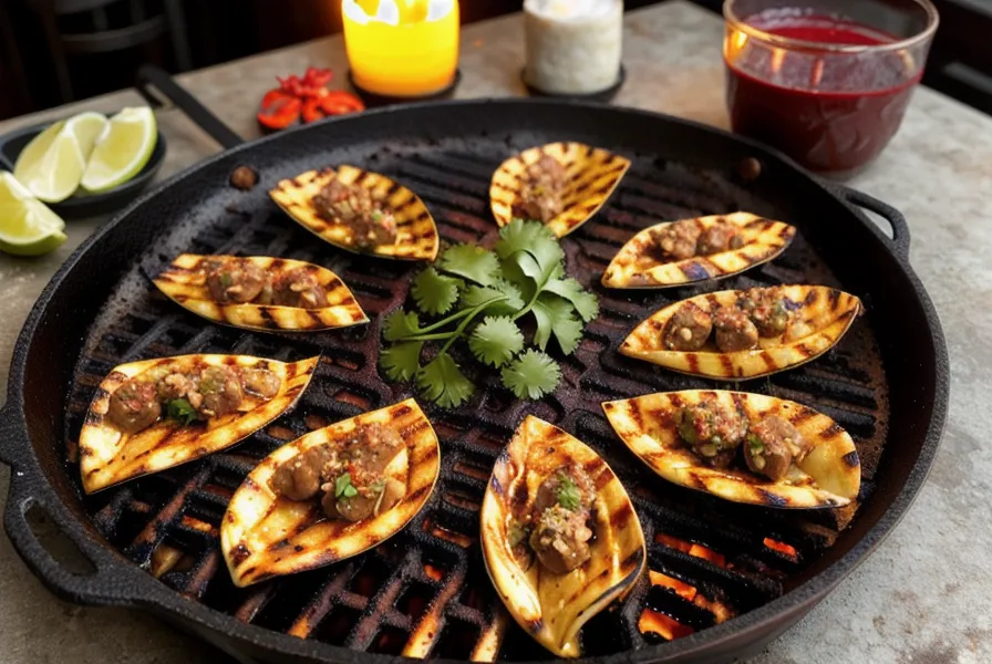Plato de mollejas y chinchulines crocantes, ideales para mantener la cetosis en el asado.