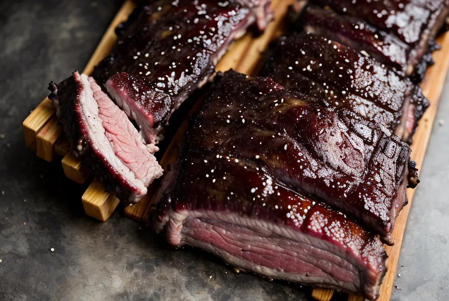 Medida de la tira de asado entre tres y cinco centímetros