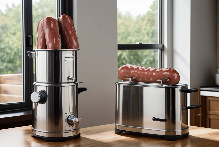 Textura de un chorizo parrillero recién hecho, prueba de que la máquina no le ganó a la carne